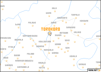 map of Torokoro