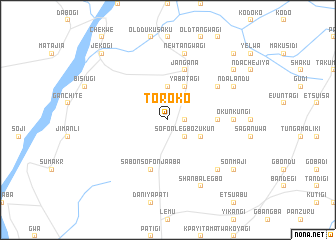 map of Toroko