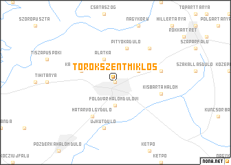 map of Törökszentmiklós