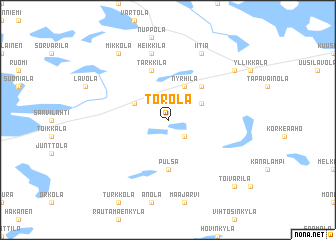 map of Törölä