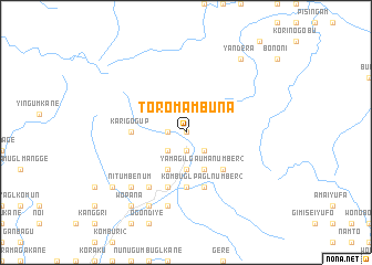map of Toromambuna