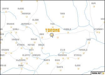 map of Torome
