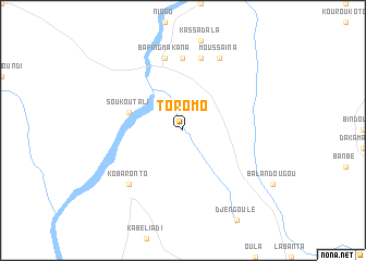 map of Toromo