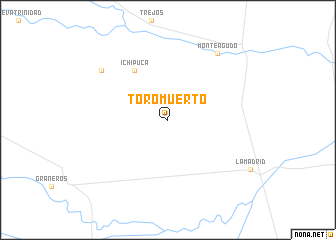 map of Toro Muerto