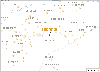 map of Toronal