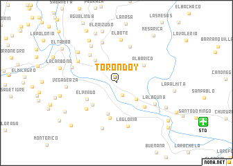 map of Torondoy
