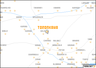 map of Toronkawa