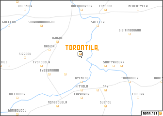 map of Torontila