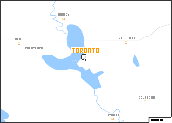 map of Toronto