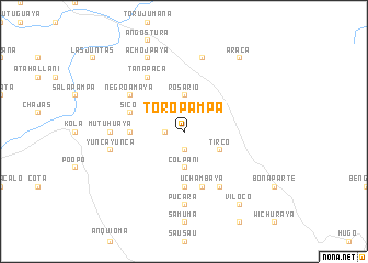 map of Toropampa