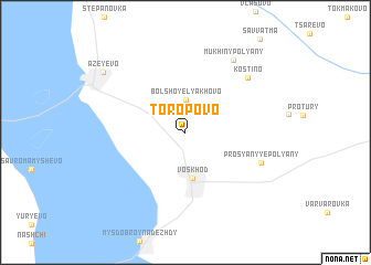 map of Toropovo