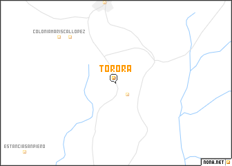map of Tororá