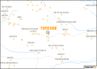 map of Toros Āb