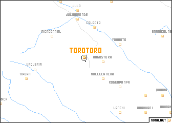 map of Torotoro