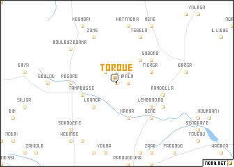 map of Toroué