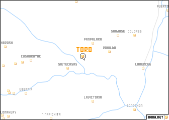 map of Toro