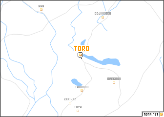 map of Tōro