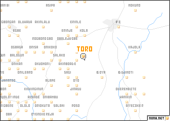map of Toro