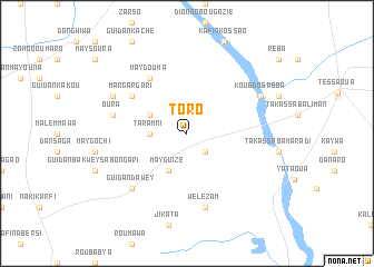 map of Toro