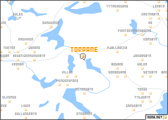 map of Torpane