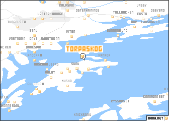 map of Torpa Skog