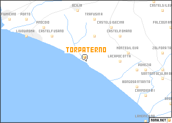 map of Tor Paterno