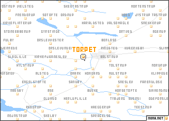 map of Torpet