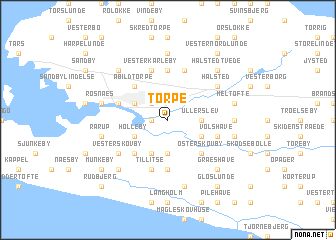map of Torpe