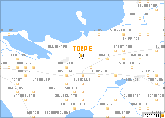 map of Torpe
