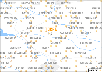 map of Torpe