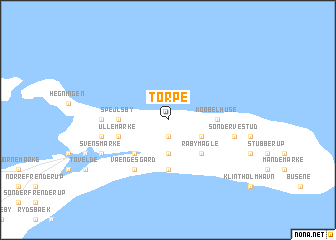 map of Torpe