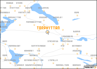 map of Torphyttan