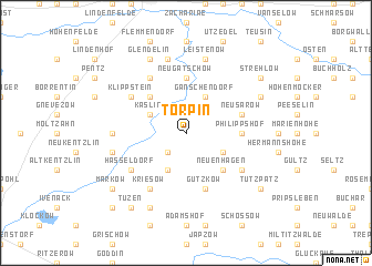 map of Törpin