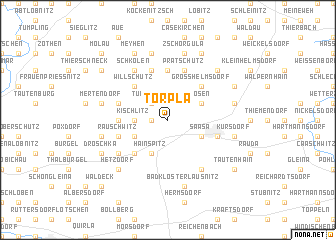 map of Törpla