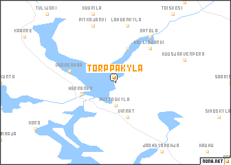 map of Torppakylä