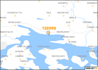 map of Torppa