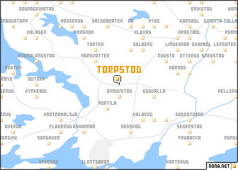 map of Torpstöd