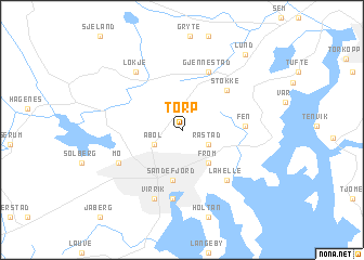 map of Torp