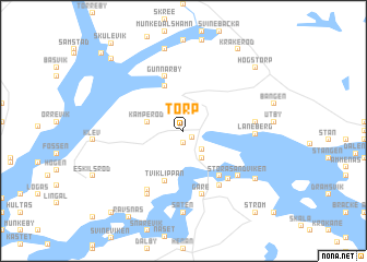 map of Torp