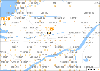 map of Torp