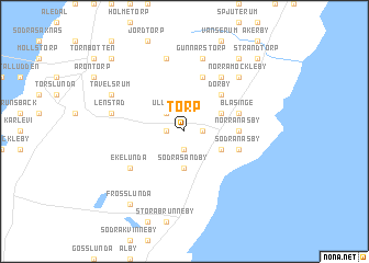 map of Torp