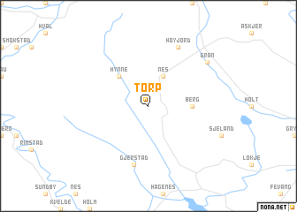 map of Torp