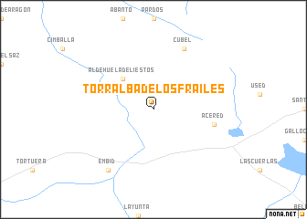 map of Torralba de los Frailes