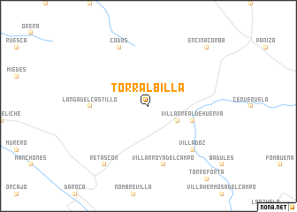 map of Torralbilla