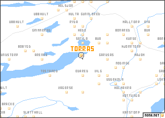map of Torrås