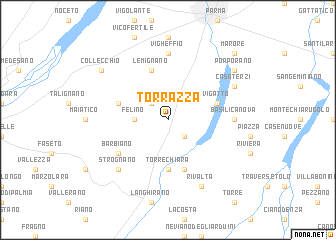 map of Torrazza