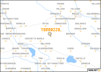 map of Torrazzo