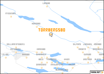 map of Torrbergsbo