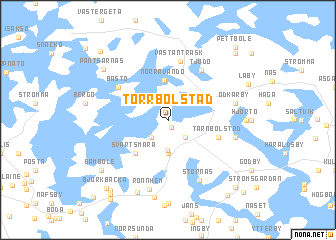 map of Torrbolstad