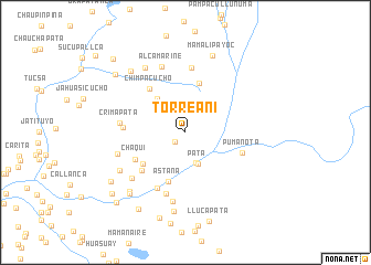 map of Torreani